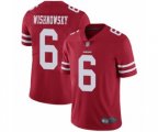 San Francisco 49ers #6 Mitch Wishnowsky Red Team Color Vapor Untouchable Limited Player Football Jersey