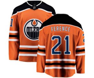 Edmonton Oilers #21 Andrew Ference Fanatics Branded Orange Home Breakaway NHL Jersey