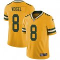 Green Bay Packers #8 Justin Vogel Limited Gold Rush Vapor Untouchable NFL Jersey