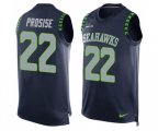 Seattle Seahawks #22 C. J. Prosise Limited Steel Blue Player Name & Number Tank Top Football Jersey