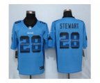 Carolina Panthers #28 Jonathan Stewart Blue Alternate Stitched NFL Limited Strobe Jersey