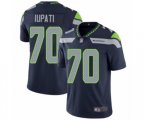Seattle Seahawks #70 Mike Iupati Navy Blue Team Color Vapor Untouchable Limited Player Football Jersey