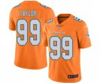 Miami Dolphins #99 Jason Taylor Limited Orange Rush Vapor Untouchable Football Jersey