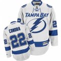Tampa Bay Lightning #22 Erik Condra Authentic White Away NHL Jersey