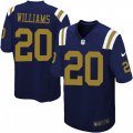 New York Jets #20 Marcus Williams Limited Navy Blue Alternate NFL Jersey