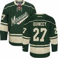 Minnesota Wild #27 Kyle Quincey Premier Green Third NHL Jersey