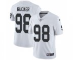 Oakland Raiders #98 Frostee Rucker White Vapor Untouchable Limited Player Football Jersey