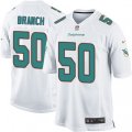 Miami Dolphins #50 Andre Branch Game White NFL Jersey