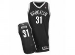 Brooklyn Nets #31 Jarrett Allen Authentic Black Road NBA Jersey