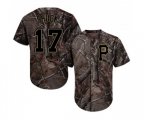 Pittsburgh Pirates #17 JB Shuck Authentic Camo Realtree Collection Flex Base Baseball Jersey