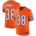 Chicago Bears #38 Adrian Amos Limited Orange Rush Vapor Untouchable NFL Jersey