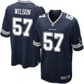 Dallas Cowboys #57 Damien Wilson Game Navy Blue Team Color NFL Jersey