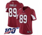 Arizona Cardinals #89 Andy Isabella Red Team Color Vapor Untouchable Limited Player 100th Season Football Jersey