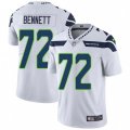 Seattle Seahawks #72 Michael Bennett White Vapor Untouchable Limited Player NFL Jersey