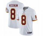 Washington Redskins #8 Case Keenum White Vapor Untouchable Limited Player Football Jersey