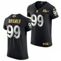 Los Angeles Rams #99 Aaron Donald 2021 Nike Black Golden Edition Vapor Limited Jersey