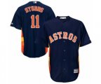 Houston Astros Garrett Stubbs Replica Navy Blue Alternate Cool Base Baseball Player Jersey