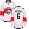 Florida Panthers #6 Alex Petrovic Authentic White Away NHL Jersey