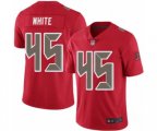 Tampa Bay Buccaneers #45 Devin White Limited Red Rush Vapor Untouchable Football Jersey