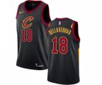 Cleveland Cavaliers #18 Matthew Dellavedova Authentic Black Basketball Jersey Statement Edition