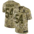 New York Giants #54 Olivier Vernon Limited Camo 2018 Salute to Service NFL Jersey