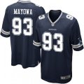 Dallas Cowboys #93 Benson Mayowa Game Navy Blue Team Color NFL Jersey