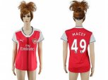 Women Arsenal #49 Macey Home Soccer Club Jersey