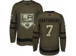 Los Angeles Kings #7 Oscar Fantenberg Green Salute to Service Stitched NHL Jersey