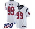 Houston Texans #99 J.J. Watt White Vapor Untouchable Limited Player 100th Season Football Jersey
