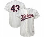 Minnesota Twins Lewis Thorpe Replica Cream Alternate Cool Base Baseball Player Jersey