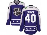 Minnesota Wild #40 Devan Dubnyk Authentic Purple Central Division 2017 All-Star NHL Jersey