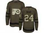 Adidas Philadelphia Flyers #24 Matt Read Green Salute to Service Stitched NHL Jersey