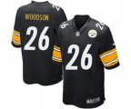 Pittsburgh Steelers #26 Rod Woodson Game Black Team Color Football Jersey