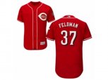 Cincinnati Reds #37 Scott Feldman Red Flexbase Authentic Collection MLB Jersey