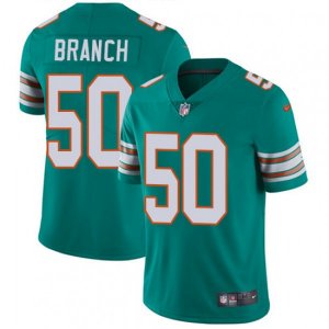 Miami Dolphins #50 Andre Branch Aqua Green Alternate Vapor Untouchable Limited Player NFL Jersey