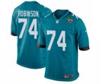 Jacksonville Jaguars #74 Cam Robinson Game Green Alternate Football Jersey