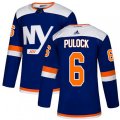 New York Islanders #6 Ryan Pulock Premier Blue Alternate NHL Jersey