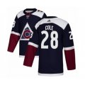 Colorado Avalanche #28 Ian Cole Premier Navy Blue Alternate NHL Jersey