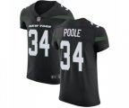 New York Jets #34 Brian Poole Black Alternate Vapor Untouchable Elite Player Football Jersey