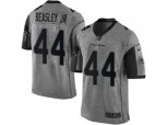 Atlanta Falcons #44 Vic Beasley Jr Gray Stitched NFL Limited Gridiron Gray Jersey