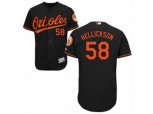 Baltimore Orioles #58 Jeremy Hellickson Black Flexbase Authentic Collection MLB Jersey