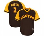 San Diego Padres Nick Martini Replica Brown Alternate Cooperstown Cool Base Baseball Player Jersey