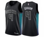 Charlotte Hornets #4 Devonte Graham Swingman Black NBA Jersey - City Edition