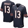 Chicago Bears #13 Kendall Wright Game Navy Blue Team Color NFL Jersey