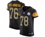 Pittsburgh Steelers #78 Alejandro Villanueva Black Camo Vapor Untouchable Elite Player Football Jersey
