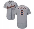 Detroit Tigers #8 Mikie Mahtook Grey Road Flex Base Authentic Collection Baseball Jersey