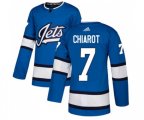 Winnipeg Jets #7 Ben Chiarot Premier Blue Alternate NHL Jersey