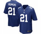 New York Giants #21 Jabrill Peppers Game Royal Blue Team Color Football Jersey