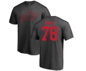 Buffalo Bills #78 Bruce Smith Ash One Color T-Shirt