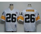 Pittsburgh Steelers #26 Rod Woodson White Throwback Jersey